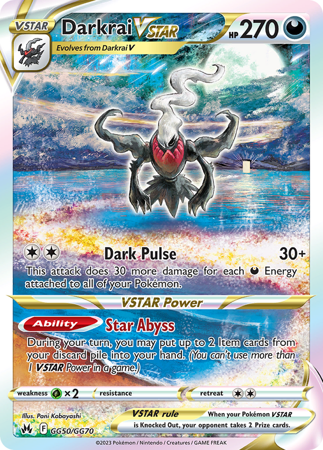 Darkrai VSTAR #GG50 (Crown Zenith Galarian Gallery)