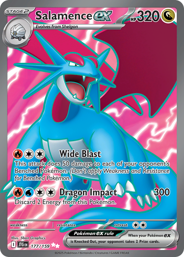Salamence ex Ultra Rare (177/159) Journey Together