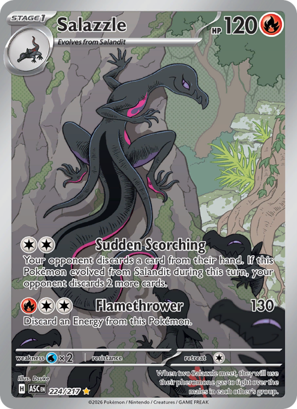 Salazzle Illustration rare (224/217) Ascended Heroes