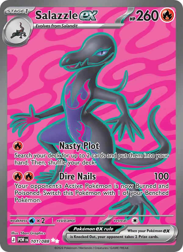 Salazzle ex Ultra Rare (101/88) Perfect Order