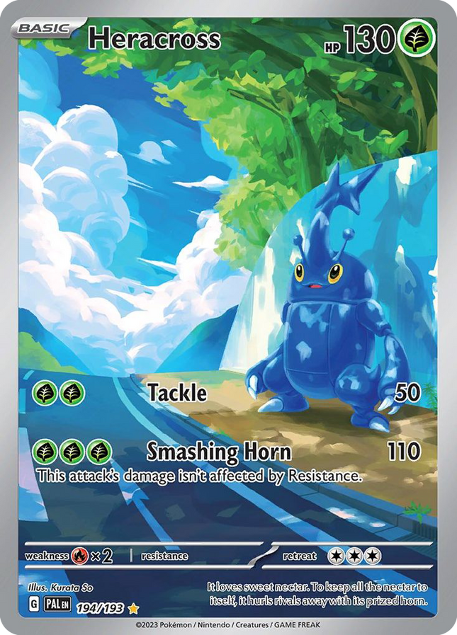 Heracross Illustration rare (194/193) Paldea Evolved