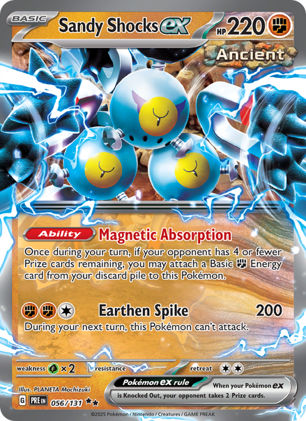 Sandy Shocks ex Double rare (056/131) Prismatic Evolutions