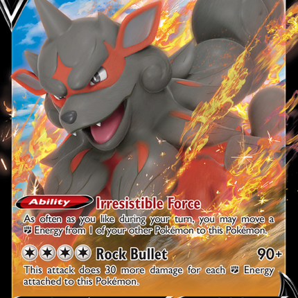 Hisuian Arcanine V Holo Rare V (090/195) Silver Tempest