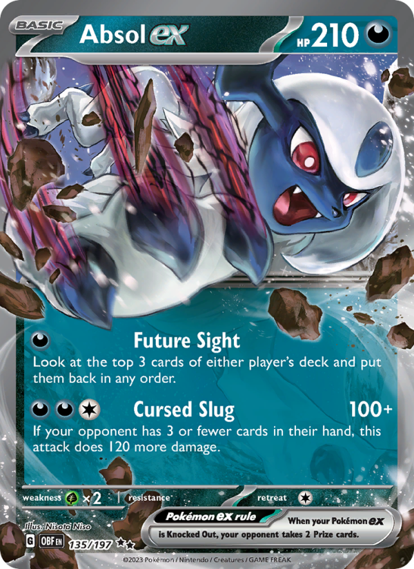 Absol ex Double rare (135/197) Obsidian Flames