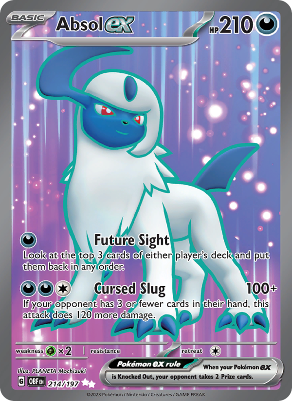Absol ex Ultra Rare (214/197) Obsidian Flames