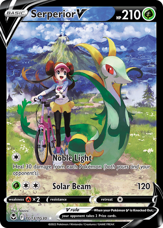 Serperior V #TG13 (Silver Tempest Trainer Gallery)