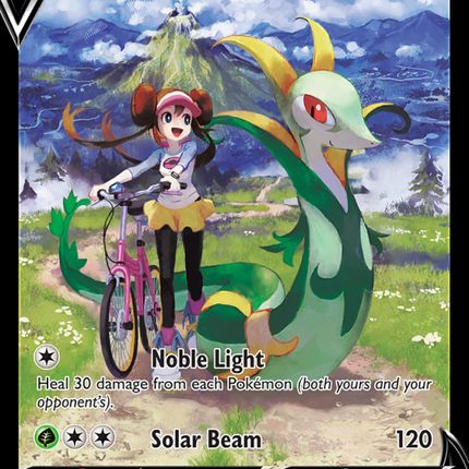 Serperior V Holo Rare V (TG13/195) Silver Tempest