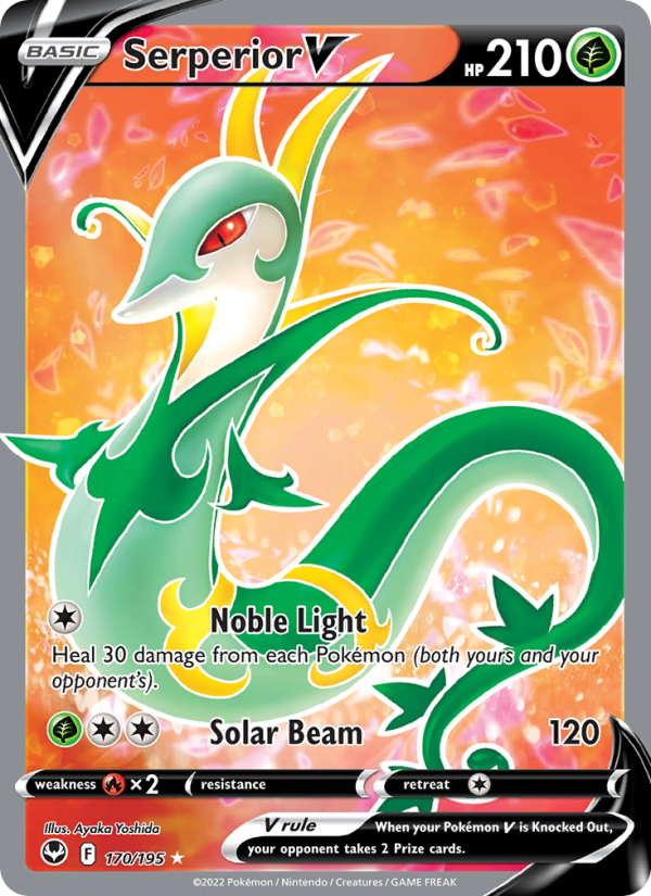 Serperior V Ultra Rare (170/195) Silver Tempest