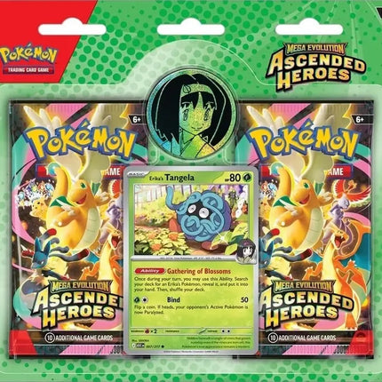 Pokemon Ascended Heroes 2-Pack Blister - Erika's Tangela
