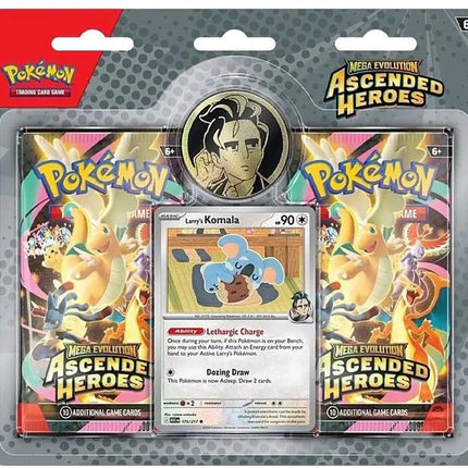 Pokemon Ascended Heroes 2-Pack Blister - Larry's Komala
