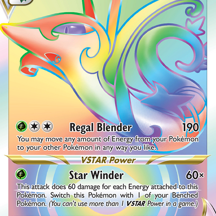 Serperior VSTAR Secret Rare (196/195) Silver Tempest