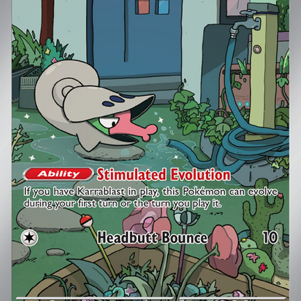 Shelmet Illustration rare (093/86) White Flare