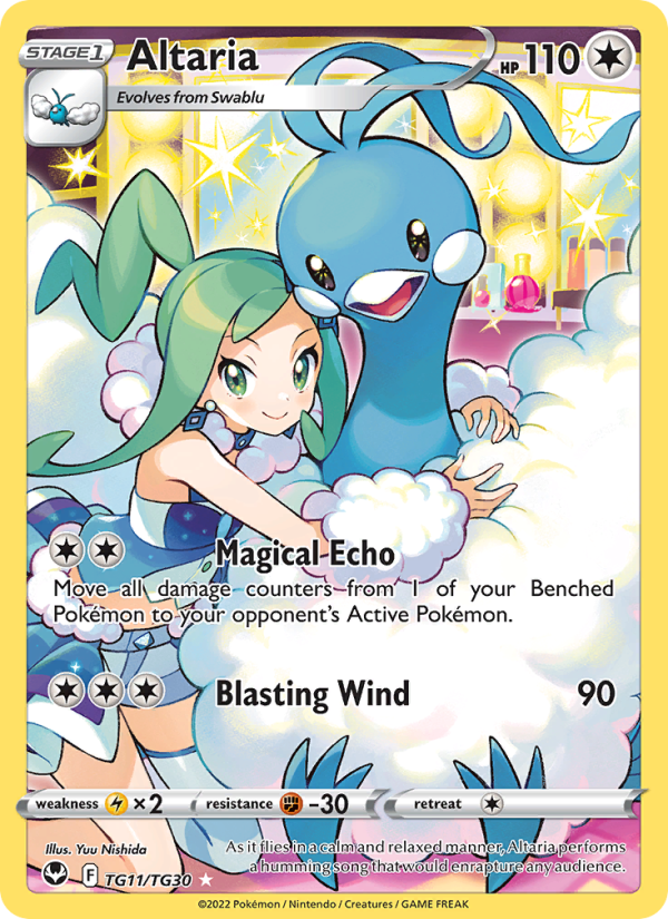 Altaria Holo Rare (TG11/195) Silver Tempest