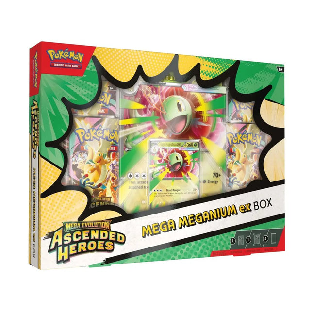 Pokemon Ascended Heroes Mega Meganium Ex Collection Box 