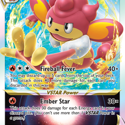 Simisear VSTAR Rare Holo VSTAR (023/159) Crown Zenith