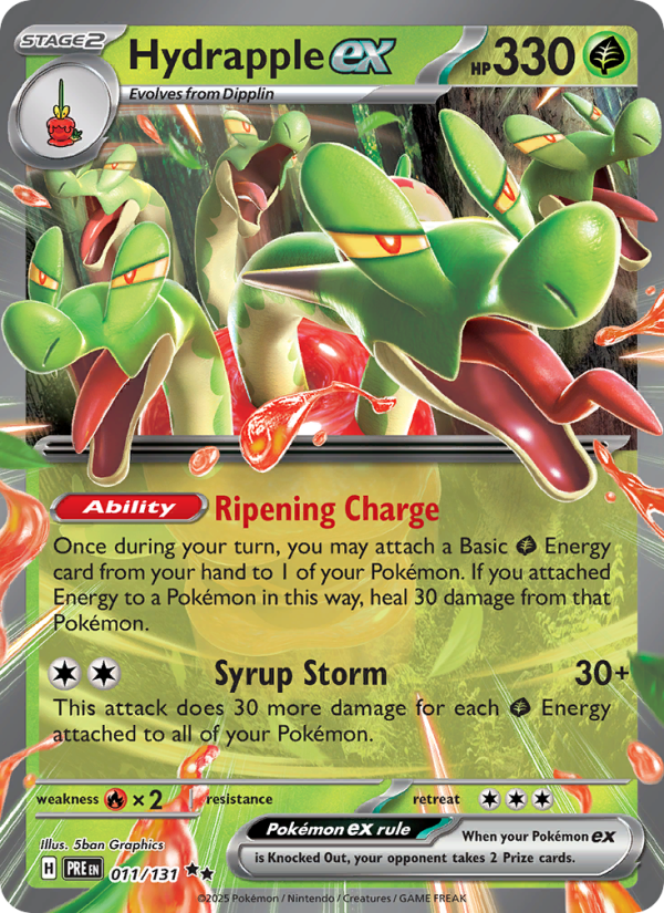 Hydrapple ex Double rare (011/131) Prismatic Evolutions