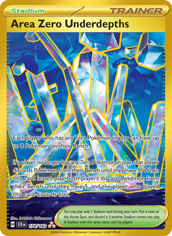 Area Zero Underdepths Hyper rare (174/142) Stellar Crown