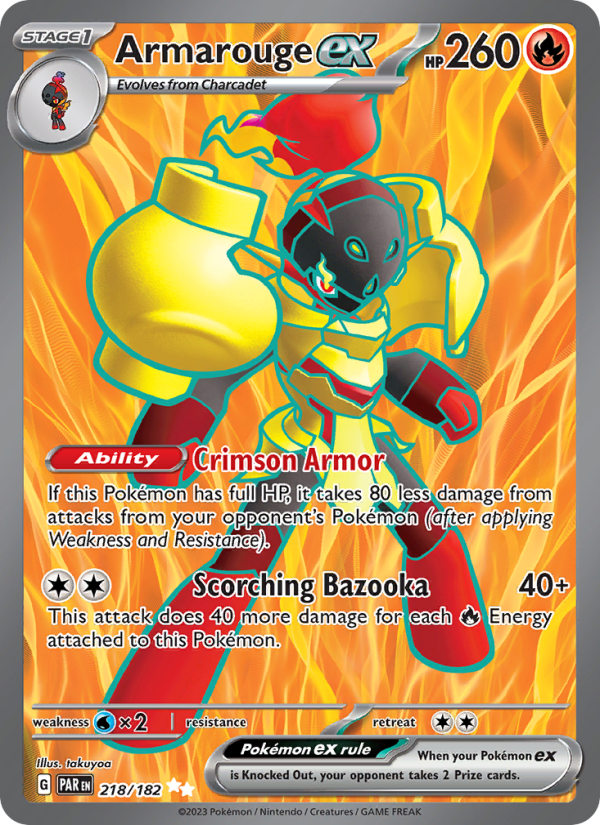 Armarouge ex Ultra Rare (218/182) Paradox Rift