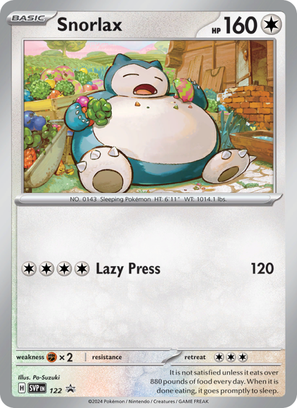 Snorlax Promo (122/225) svp