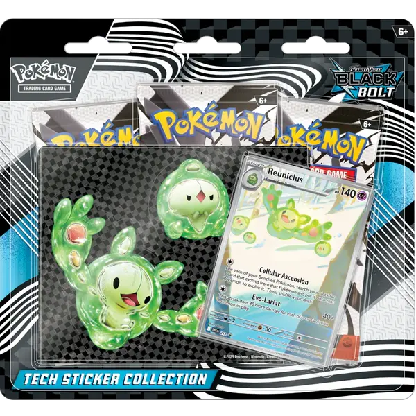 Pokemon Black Bolt Tech Sticker Collection 