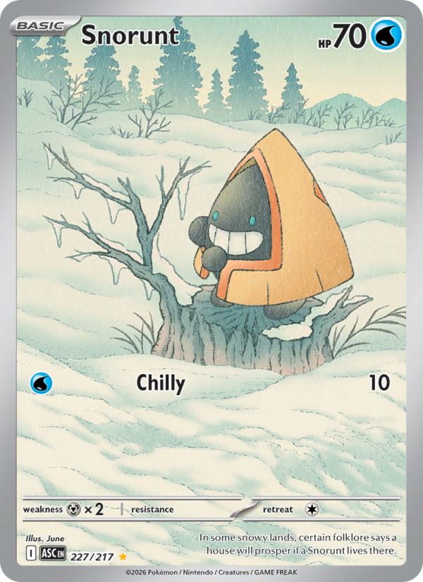 Snorunt Illustration rare (227/217) Ascended Heroes