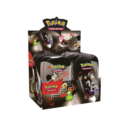 Pokemon Black Bolt and White Flare Mini Tin Display