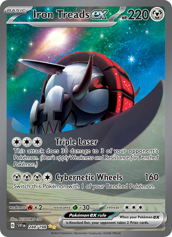 Iron Treads ex Special illustration rare (248/198) sv01