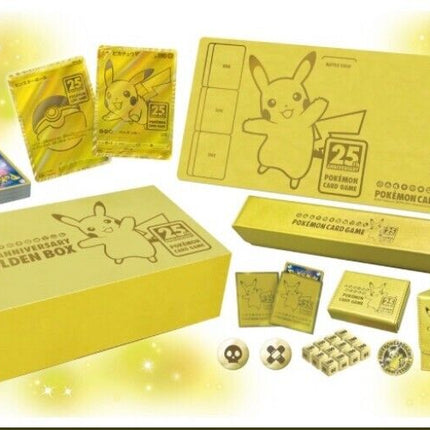 Pokemon Card 25th Anniversary Golden Box Celebration Japan Limited Sealed