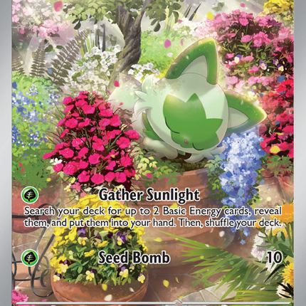 Sprigatito Illustration rare (196/193) Paldea Evolved