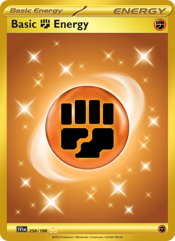 Basic Fighting Energy Hyper rare (258/198) sv01