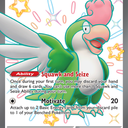 Squawkabilly ex Shiny Ultra Rare (223/91) Paldean Fates
