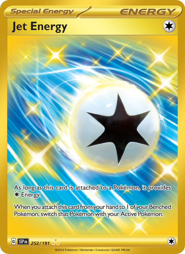 Jet Energy Hyper rare (252/191) Surging Sparks