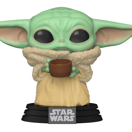 Star Wars: the Mandalorian - the Child with Cup Pop! Vinyl  Pop Protector