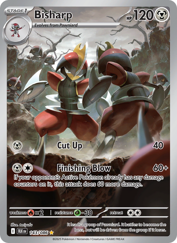 Bisharp Illustration rare (143/86) Black Bolt