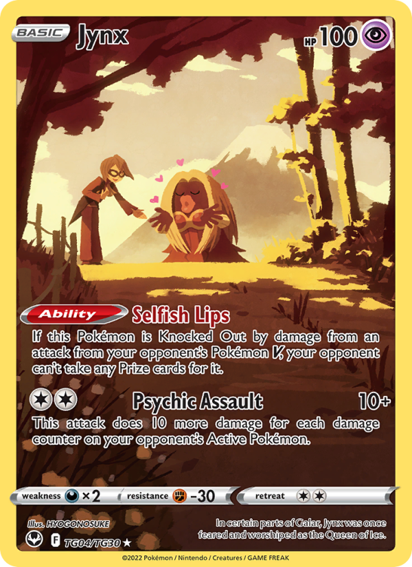 Jynx Holo Rare (TG04/195) Silver Tempest