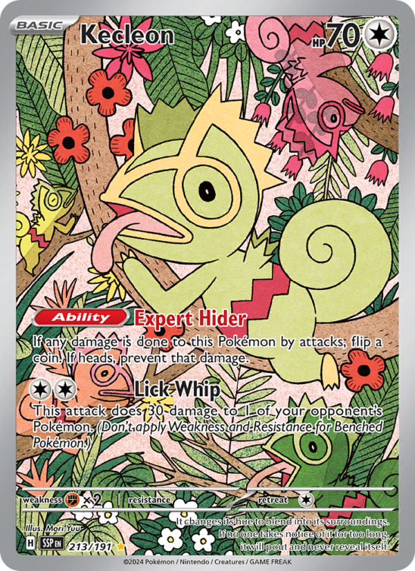 Kecleon Illustration rare (213/191) Surging Sparks