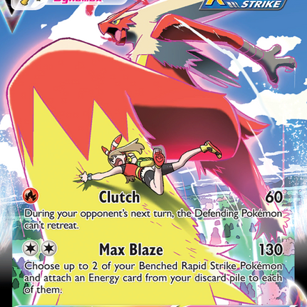 Blaziken VMAX Holo Rare VMAX (TG15/195) Silver Tempest