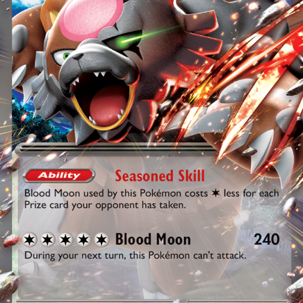 Bloodmoon Ursaluna ex Double rare (141/167) Twilight Masquerade