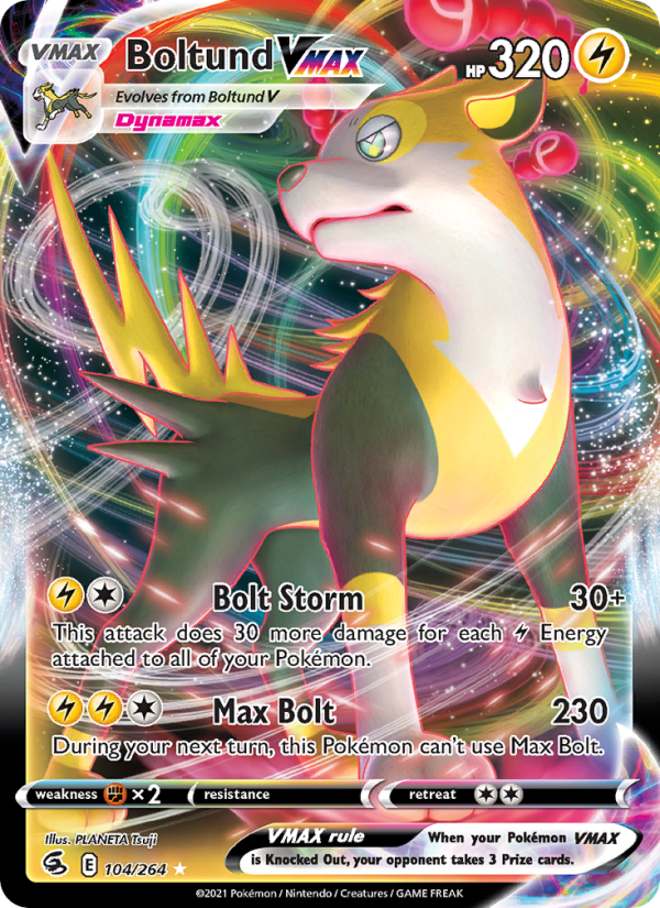 Boltund VMAX Holo Rare VMAX (104/264) swsh8