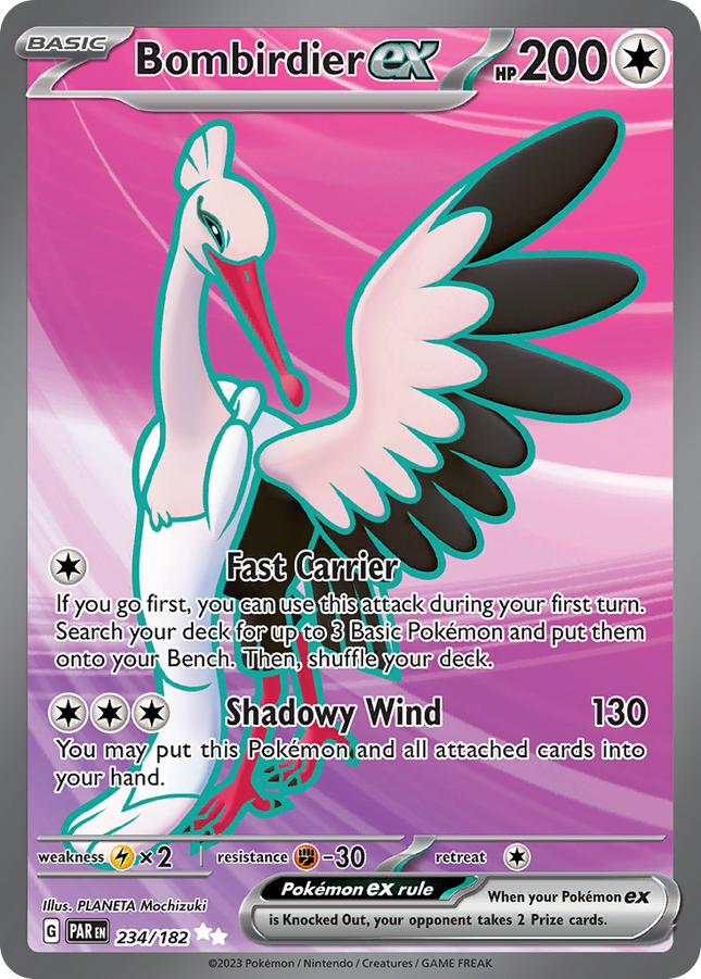 Bombirdier ex Ultra Rare (234/182) Paradox Rift