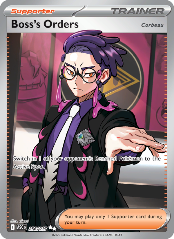 Boss's Orders Ultra Rare (256/217) Ascended Heroes