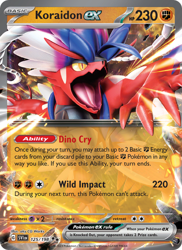 Koraidon ex Double rare (125/198) sv01