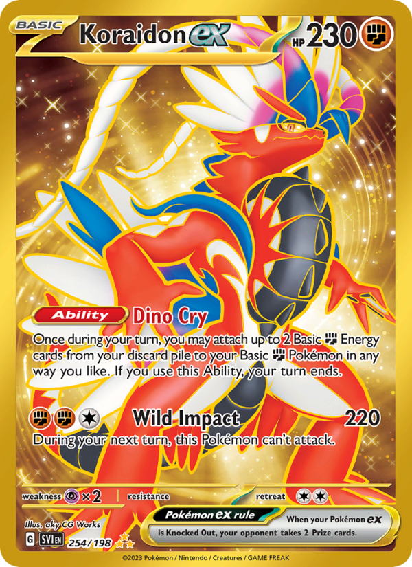 Koraidon ex Hyper rare (254/198) sv01