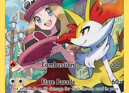 Braixen Holo Rare (TG01/195) Silver Tempest