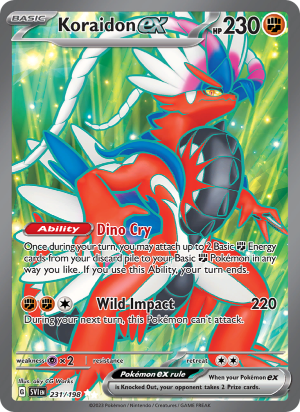 Koraidon ex Ultra Rare (231/198) sv01