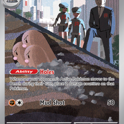 Team Rocket's Dugtrio Illustration rare (239/217) Ascended Heroes