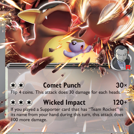 Team Rocket's Kangaskhan ex Double rare (162/217) Ascended Heroes