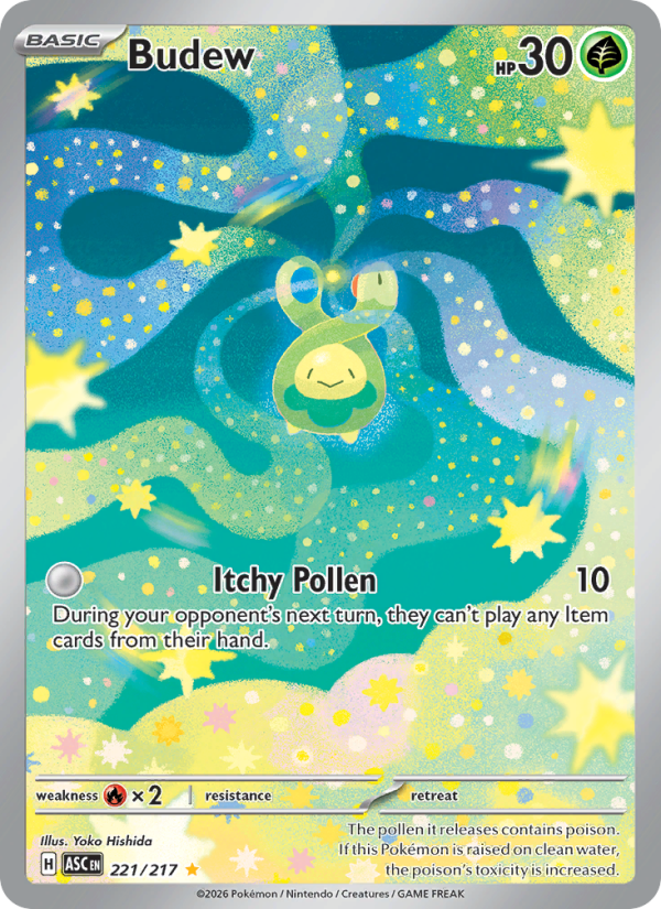 Budew Illustration rare (221/217) Ascended Heroes
