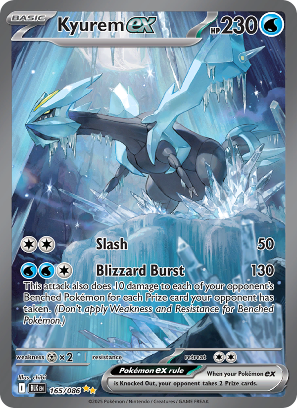 Kyurem ex Special illustration rare (165/86) Black Bolt
