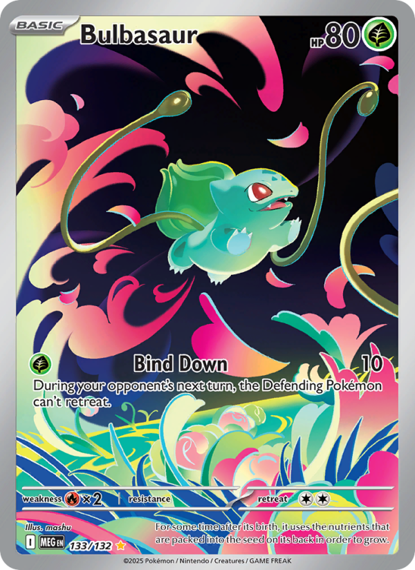 Bulbasaur Illustration rare (133/132) Mega Evolution
